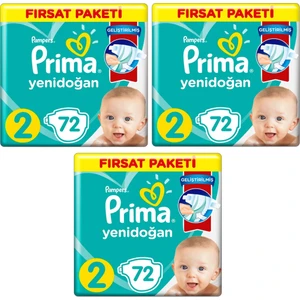 Bebek Bezi 2 Beden 4-8 kg 216 Adet