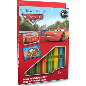 Red Castle Disney İkili Kum Boyama Seti Cars Lightning Mcquenn Ve Mater