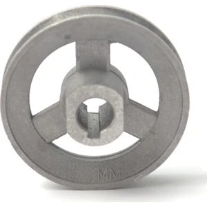 Motor Alüminyum Düz Kasnak / 100MM