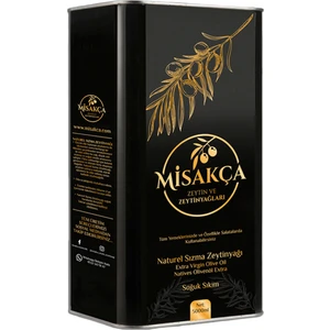 Misakça Zeytin ve Zeytinyağları  Soğuk Sıkım Sızma Zeytinyağı 5 Lt