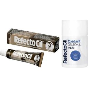 Kaş ve Kirpik Boyası No:3+Oxidant 3%10 Volum Liquid 100 ml