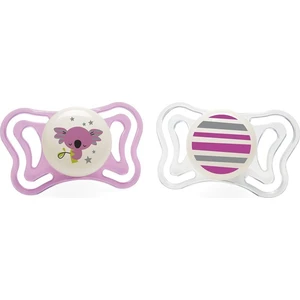 Emzik  6 - 16 Ay Silikon Physio Light Gece Parlayan 2'li