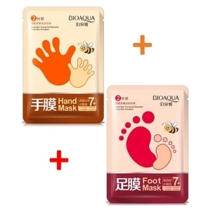 Bıoaqua Pratik Manikür Pedikür için El ve Ayak Maske Seti 2 parça
