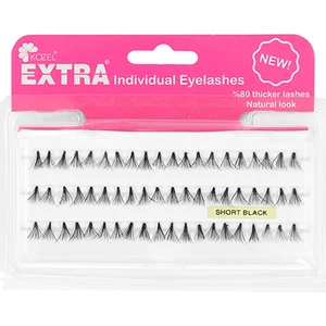 Extra Tekli Kirpik Topuzsuz Gür(Long) Siyah