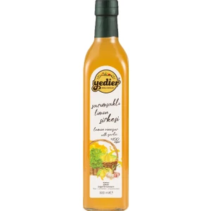 Sarımsaklı Limon Sirkesi 500 ml - Katkısız Doğal Fermantasyon