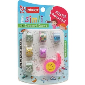 1216 Mini Simli Desenli Bant