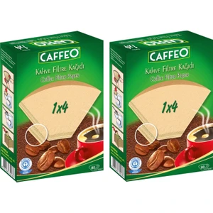 Kahve Filtre Kağıdı 1x4 80'li 2 Paket 160'LI
