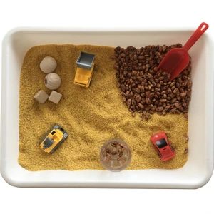 Beyaz Tavşan Oyun Evi Inşaat Temalı Montessori Duyusal Oyunlar Seti