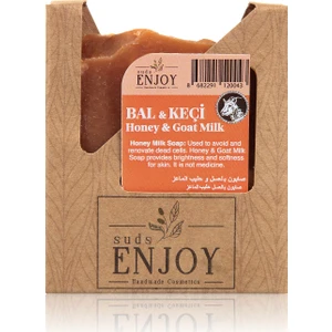 Doğal Bal & Keçi Sütü El Yapımı Yüz, Saç ve Vücut Sabunu 100 gr