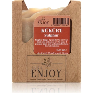 Doğal Kükürt El Yapımı Yüz, Saç ve Vücut Sabunu 100 gr