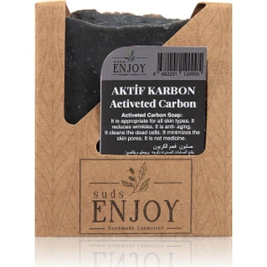 Doğal Aktif Karbon El Yapımı Yüz, Saç ve Vücut Sabunu 100 gr