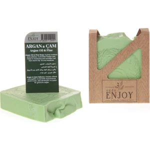 Doğal Argan & Çam El Yapımı Yüz, Saç ve Vücut Sabunu 100 gr