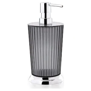 Nely Sıvı Sabunluk Şeffaf Siyah