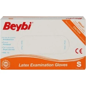 Pudralı Kullan At Eldiveni S 100'LÜ Small - Küçük Beden