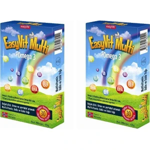 Multi Omega 3 + Multivitamin 30 Çiğnenebilir Jel Tablet x 2 Adet