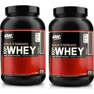 Optimum Nutrition %100 Whey Protein Gold Standart Çikolata Aromalı 2LBS./908 gr x 2 Adet
