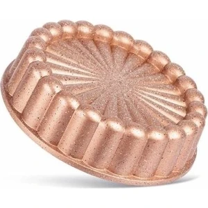 Granit Kaplama 26 cm Dilimli Tart Kalıbı Rosegold Eda