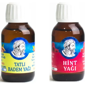 Attar Dünyası Hint ve Tatlı Badem Yağı Set  50 + 50 ml