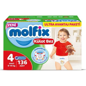 Külot Bez 4 Beden Maxi 136'lı Ultra Avantaj Paketi Kutu