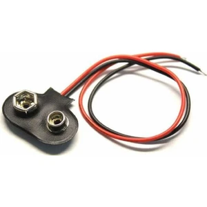 Oyunlarla Fen 9V Pil Başlığı Bağlantı Kablosu Jack Soket Arduino