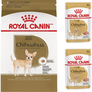 Royal Canin Yetişkin Chihuahua Köpek Maması 1,5 kg + Royal Canin Chihuahua Yaş Mama 2'li