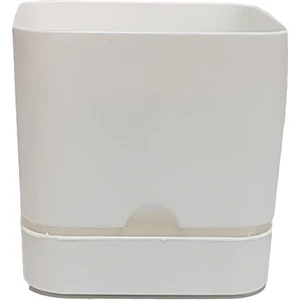 Begonya Kare 16 cm Tabaklı Saksı 2,3 lt