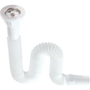 Lavabo Sifonu  Körüklü Su Gideri Beyaz 65 x 32 cm