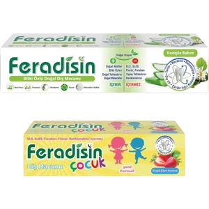 Komple Bakım Diş Macunu 90 gr  + Çocuk Diş Macunu  65 gr