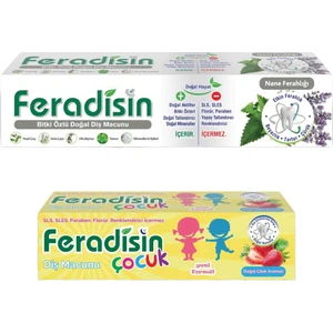 Nane Ferahlığı Diş Macunu 90 gr + Çocuk Diş Macunu  65 gr