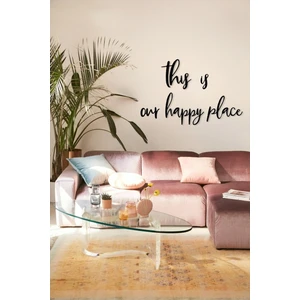 Soft Art Home This Is Our Happy Place Metal Tablo