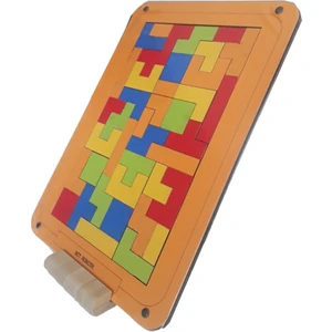 NCT Robotik Okul Öncesi Eğitici  Oyuncak Seti Tetris Turuncu
