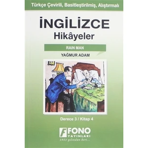 İngilizce Hikayeler - Yağmur Adam (Derece 3)