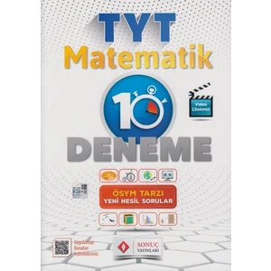 Sonuç Yayınları  TY Matematik 10'lu Deneme Sınavı
