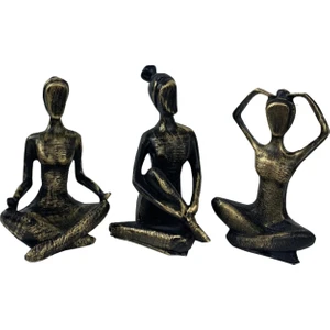 By Ari Yoga Yapan Kızlar Üçlü Biblo