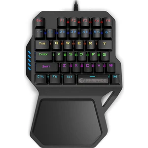 KB-R77 USB Rainbow Backlight Outemu Blue Switch Mekanik 36 Tuşlu Mini Gaming Oyuncu Klavyesi