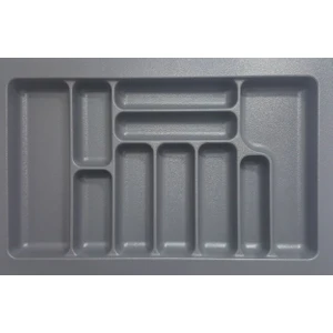 Starax 74 cm - 49 cm Çekmece İçi Kaşıklık Gri