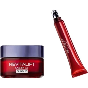 L'Oréal Paris Loreal Paris Revitalift Laser X3 Göz Kremi 15ML+GÜNDÜZ Kremi 50ML