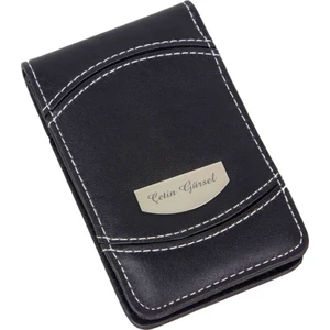 Hediye Rengi İsme Özel Mini Notluk Hesap Makinesi ve Tükenmez Kalem Seti Siyah