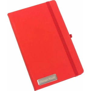 Hediye Rengi Kişiye Özel Lastikli Kırmızı Defter