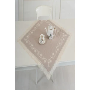 Ödel Home Buldan Keteni İplik İşlelemeli Masa Örtüsü