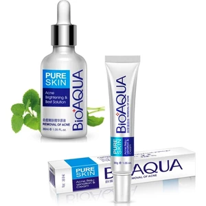 Bıoaqua Pure Skin Sivilceye Meyilli Ciltler için Serum ve Krem Seti 2 parça