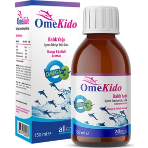 OmeKido 150 ml Saf Balık Yağı Şurubu - Portakal Aromalı