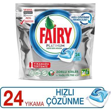 Fairy Platinum Plus Ultra Temizlik Bulaşık Makinesi Deterjanı 24