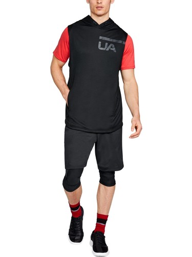 Under armour mk1 hot sale terry sleeveless hoodie