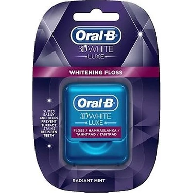 Oral-B 3D White Luxe Whitening Floss Diş Ipi 35