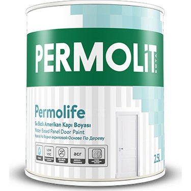 permolit permolife su bazli amerikan kapi boyasi beyaz 2 5 fiyati