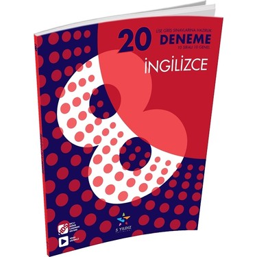 5 yildiz yayinlari 8 sinif ingilizce 20 li deneme kitabi