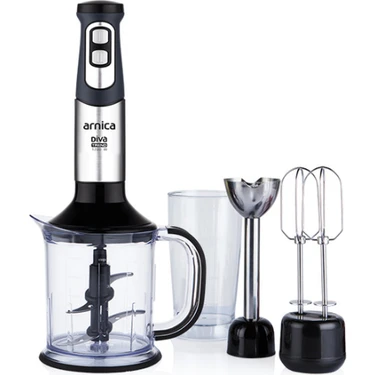 Arnica Diva Trend Gümüş 1200 W Blender