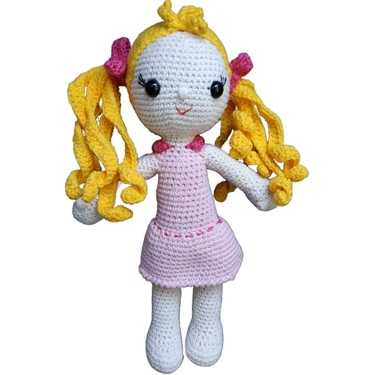 Orbi Sari Kivircik Sacli Bebek Amigurumi Oyuncak 28 Cm Fiyati Orbi Sari Kivircik Sacli Bebek Amigurumi Oyuncak 28 Cm Fiyati