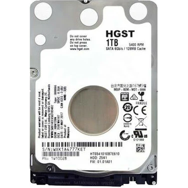 Hgst Hitachi 1TB 5400 RPM 2.5 Notebook HDD Fiyatı